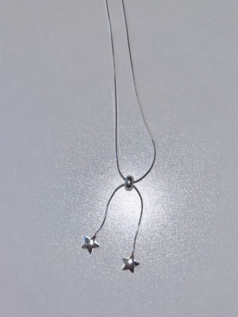 Twin Star Necklace
