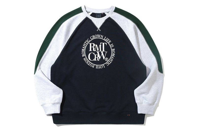 CIRCLE LOGO SWEAT SHIRT_NAVY