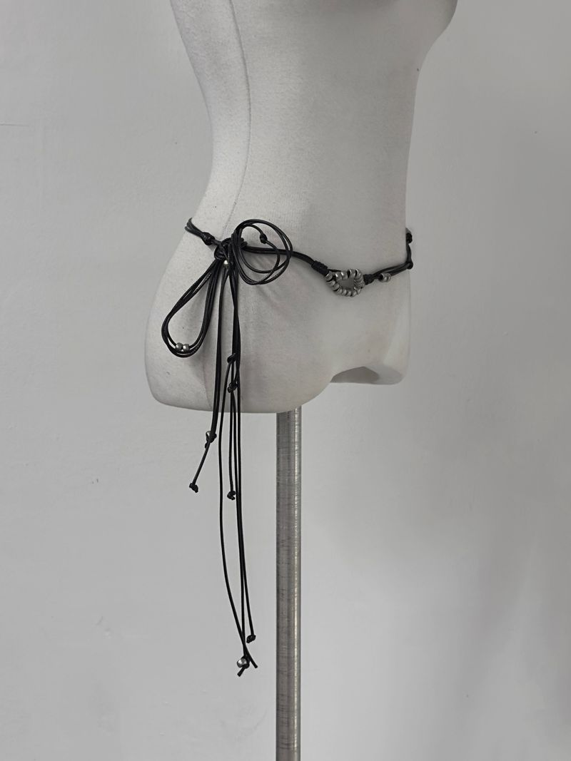 knot tie wrap belt