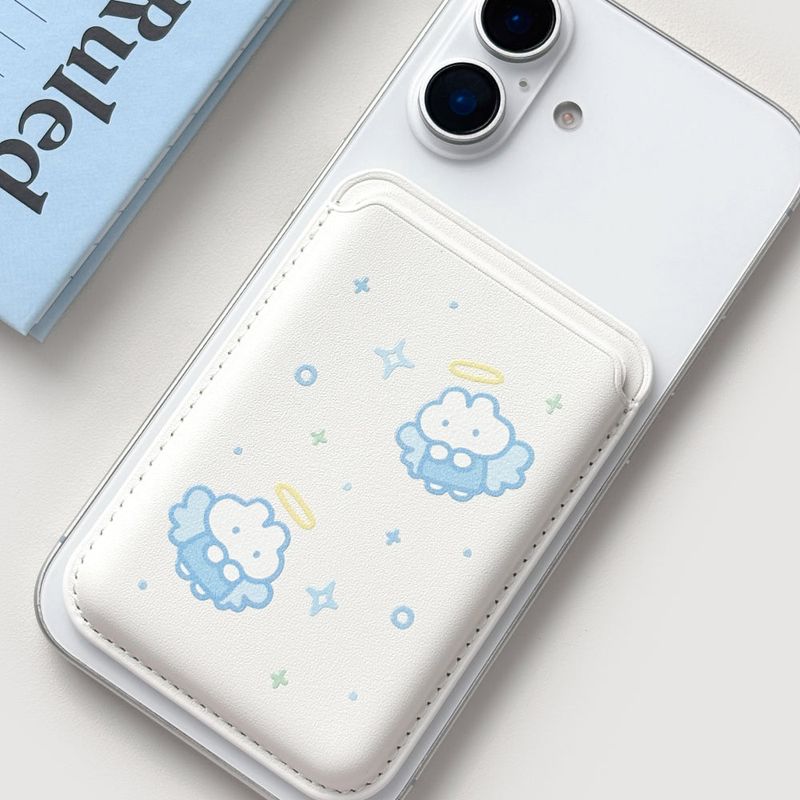 Monani Studio（モナニースタジオ）の「[Macsafe] ラビットMagSafeレザーカードウォレット（スマホグッズ/小物）」