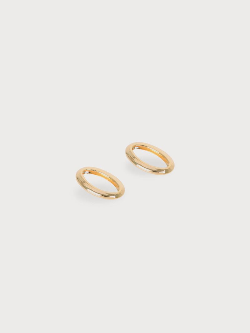 no.18 earring gold