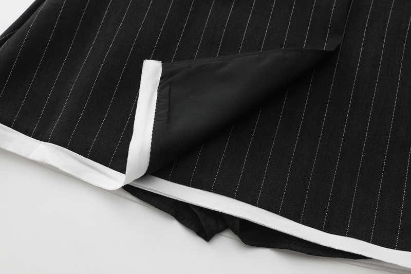 Modern Layered Stripe Skirt
