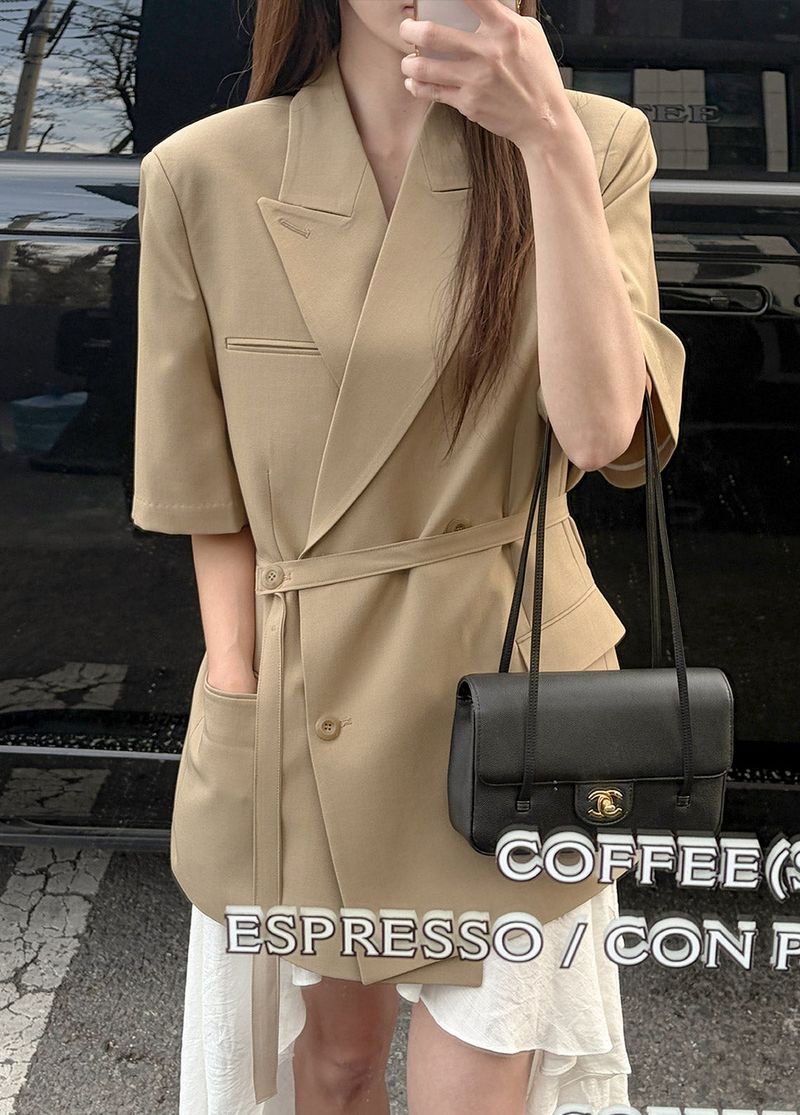 Midien short‑sleeve jacket