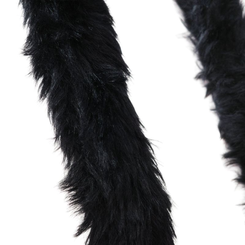 Winter Hairy Muffler (black)