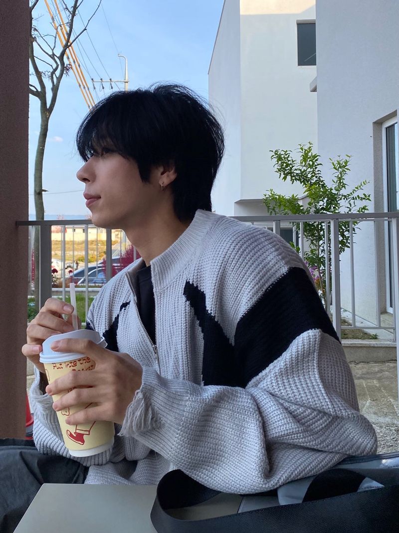 Vintage wear knit zip up 2C