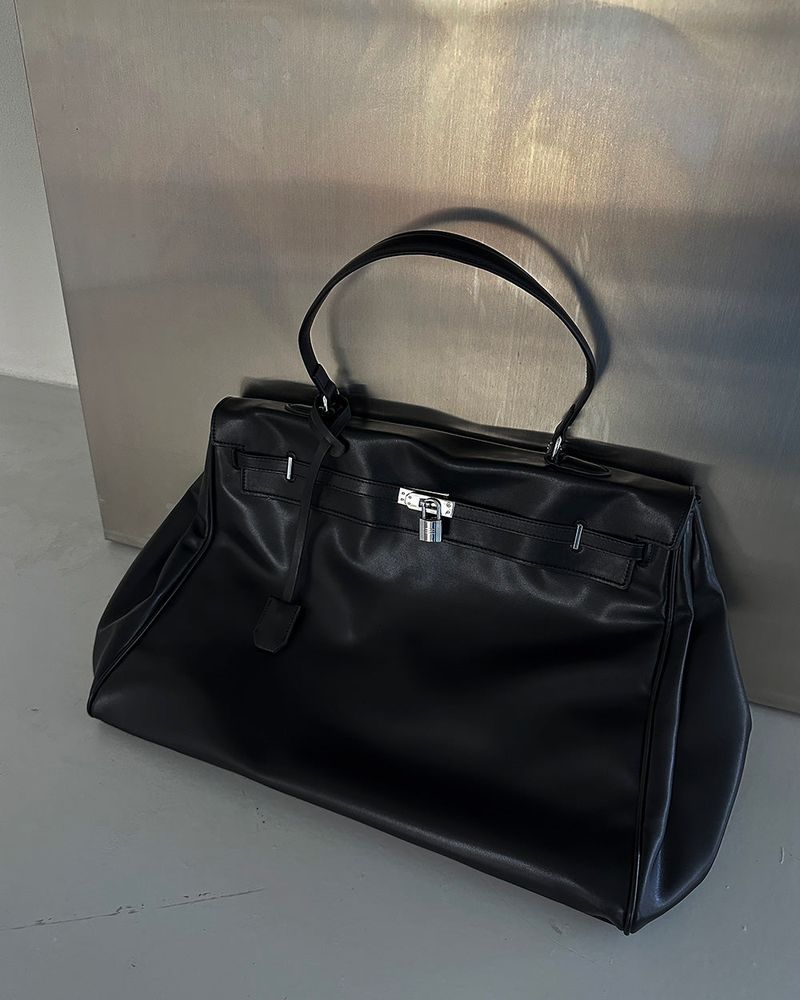 Lock set tote & cross big bag