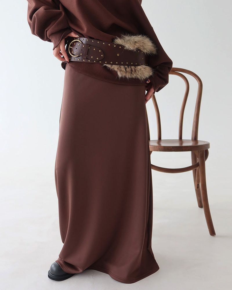cover maxi long skirt