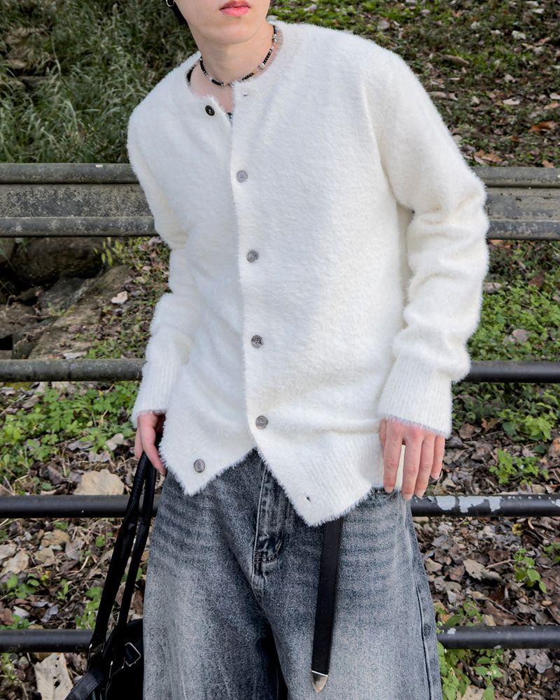 Halo Angora Round Cardigan