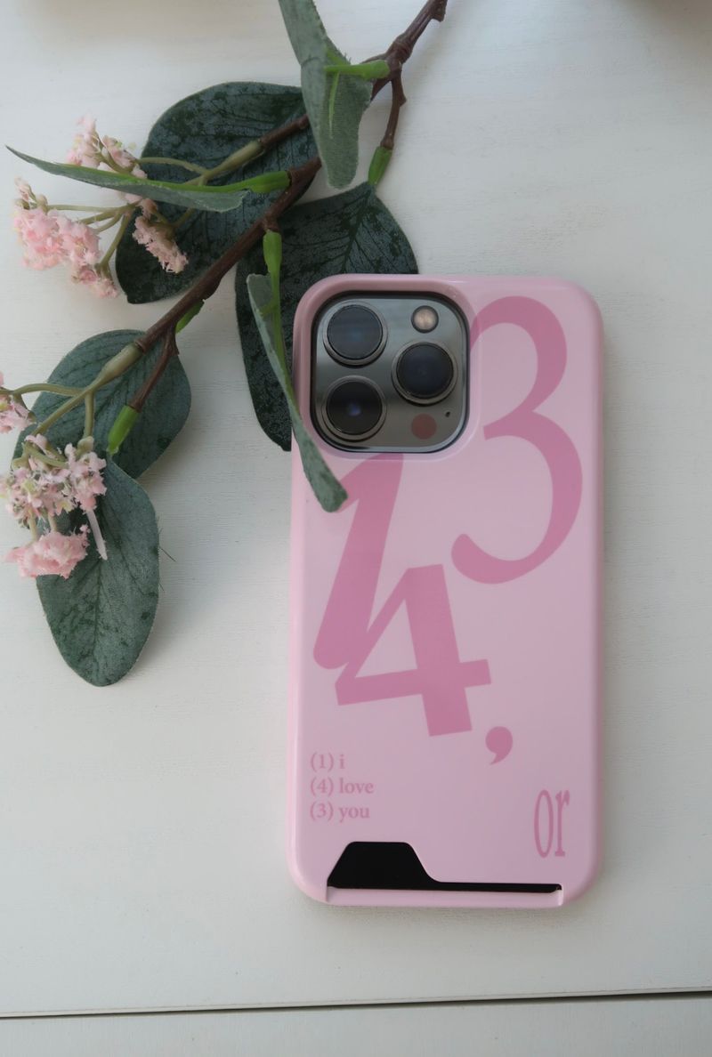 [MADE] 143 card case (pink/pink)