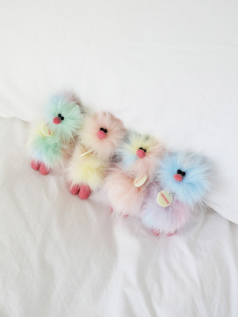 Cosymosy Mini Bird Keyring - Rainbow