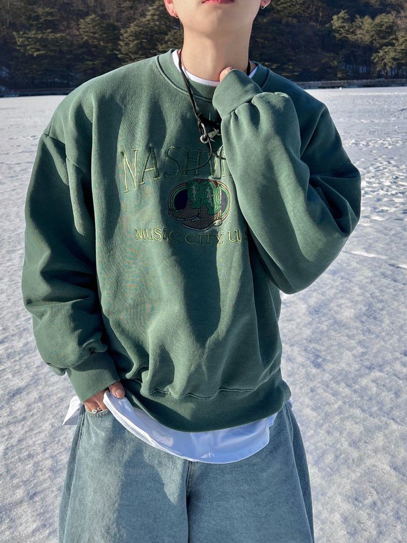 DISCERNMENT（ディサーンメント）の「Ville pigment sweatshirts 3C（Tops）」