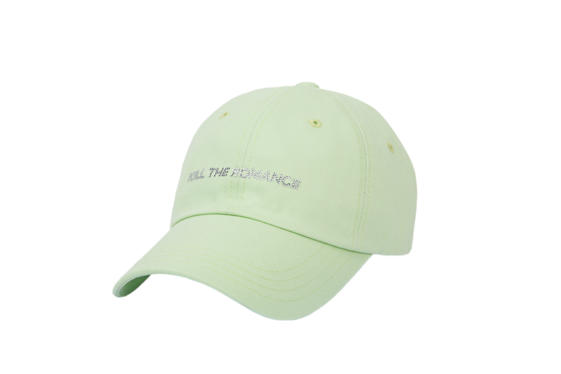 LEKIM(レキム)の「KILL THE ROMANCE CUBIC EMERALD GREEN CAP(Hats)」