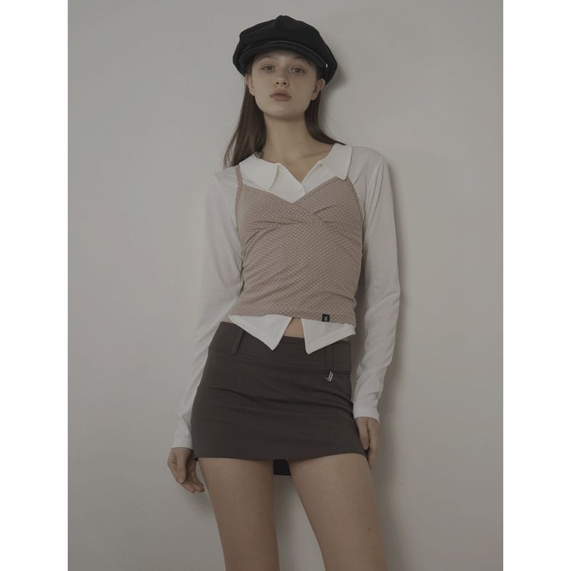 PALIN SEE-THROUGH SHIRT-IVORY