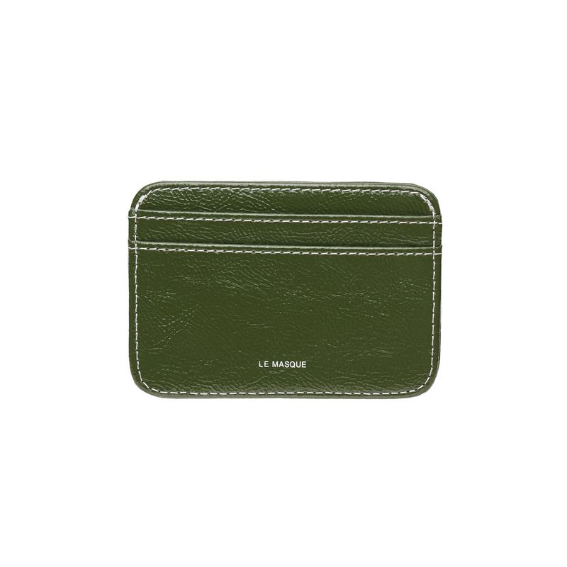 Daisy Slim Mini Transportation Card Wallet Khaki
