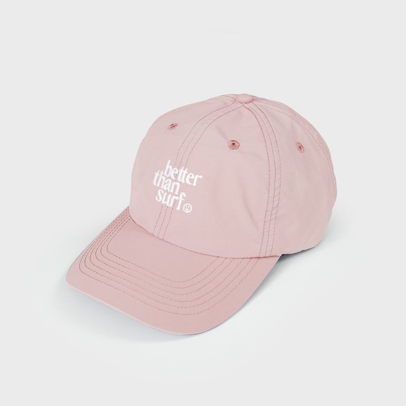 BETTER THAN SURF(べターザンサーフ)の「SMILE LOGO BEACH CAP - PALE PINK(Hats)」