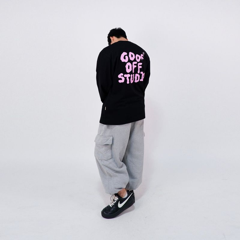 GF MAIN LOGO LONGSLEEVE - ( Black )