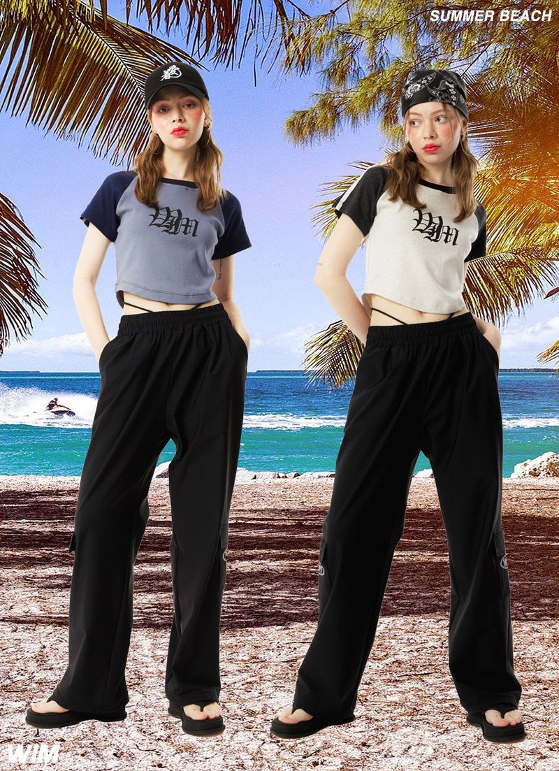 RAGLAN CROP-T(IVORY)