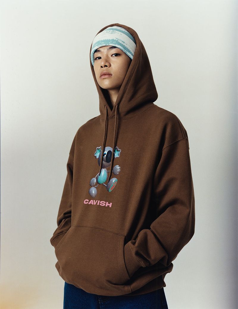 3D KOALA HOODIE LIGHT GREY(CV2CFUM412A)