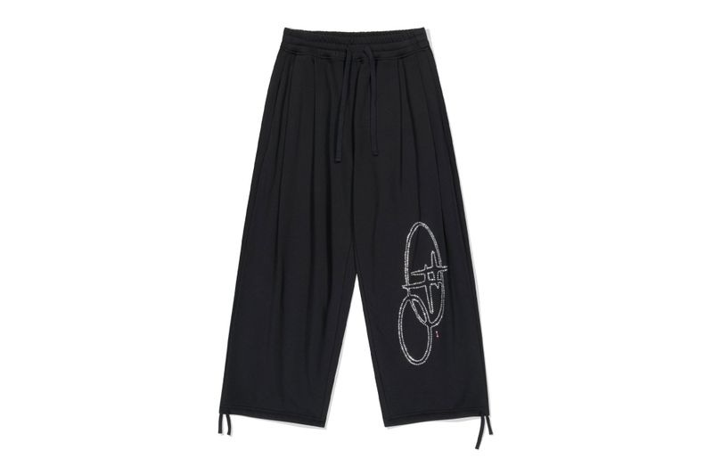 SHINING SPANGLE LOGO PANTS