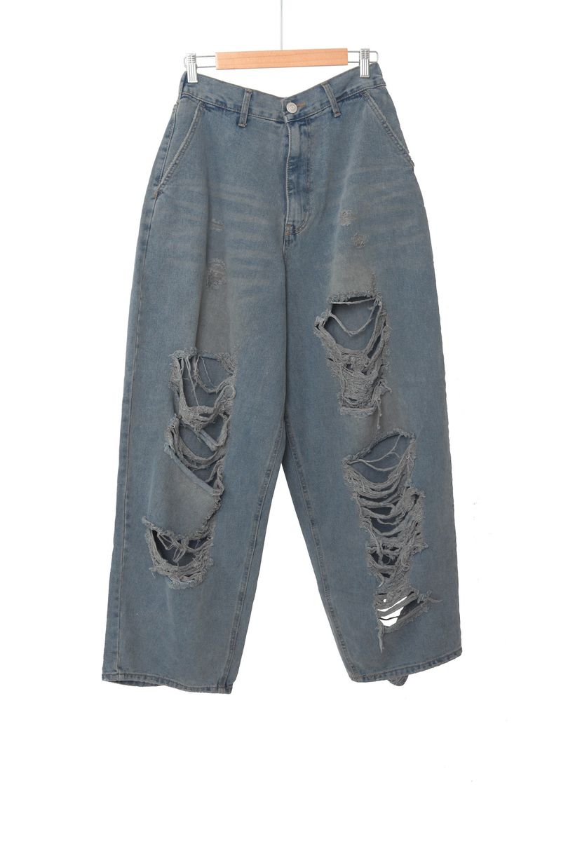 Dirty Vintage Balloon Denim Pants