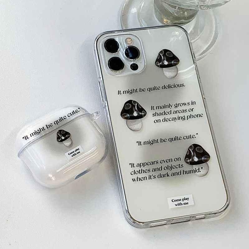 Mushroom AirPods Case_Jelly