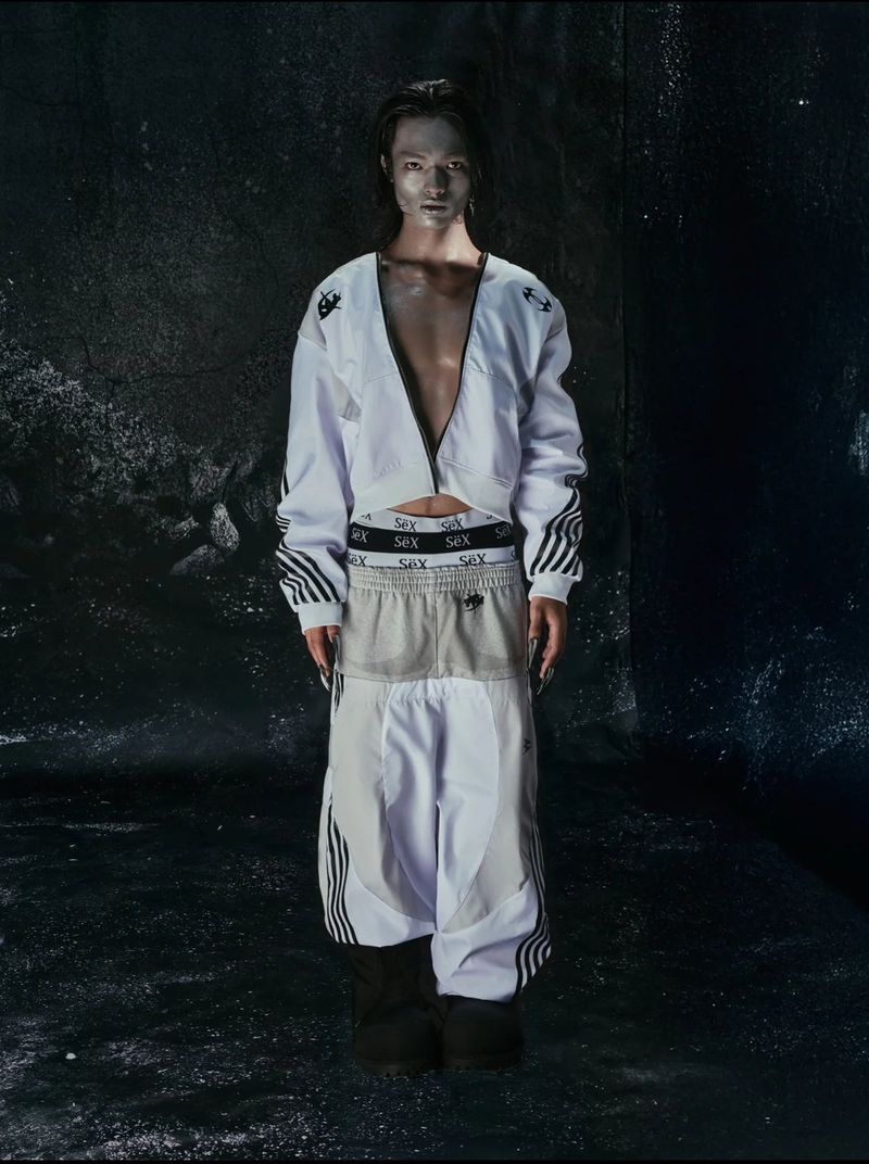 "BBY TECHBOI" 3 LAYER NYLON TRACKSUIT - HOODZIP