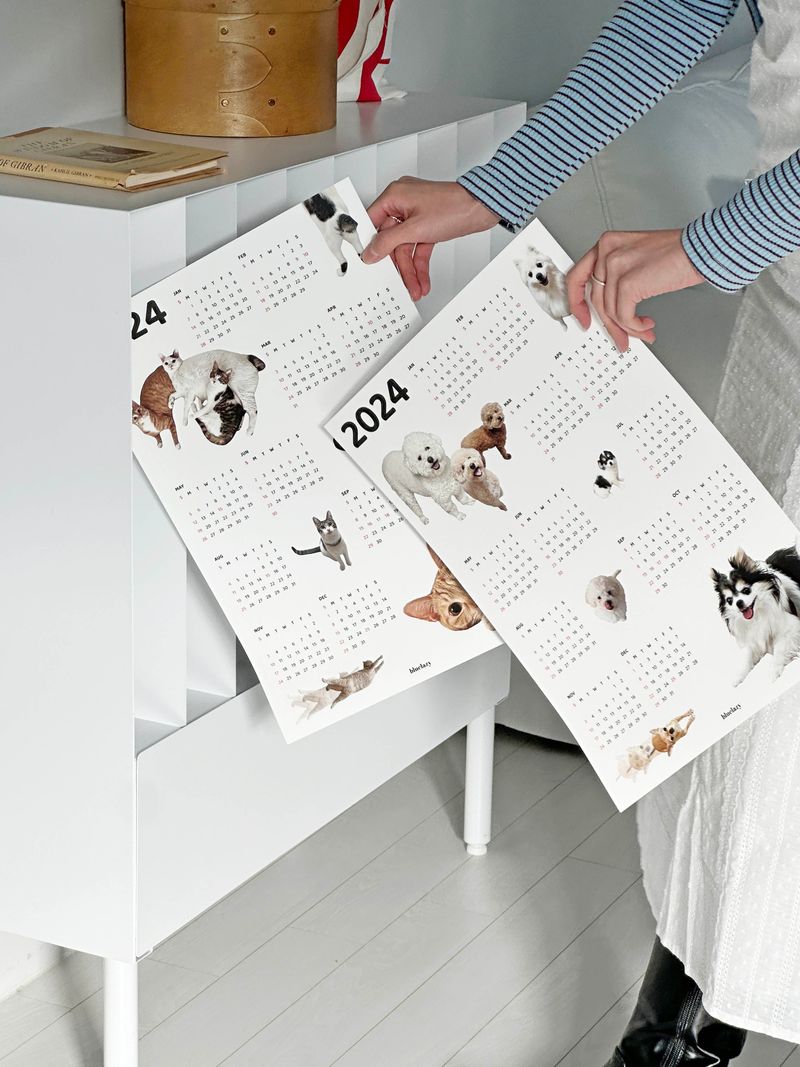 2024 DOG POSTER CALENDAR [A3]