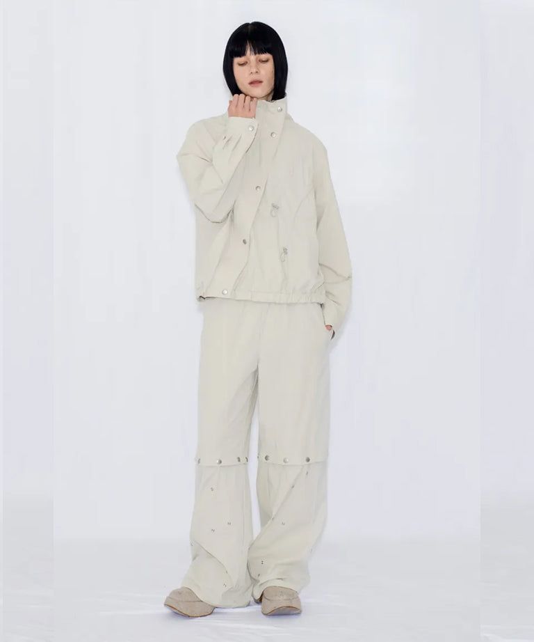 2WAY DEFORMED TRACK PANTS
