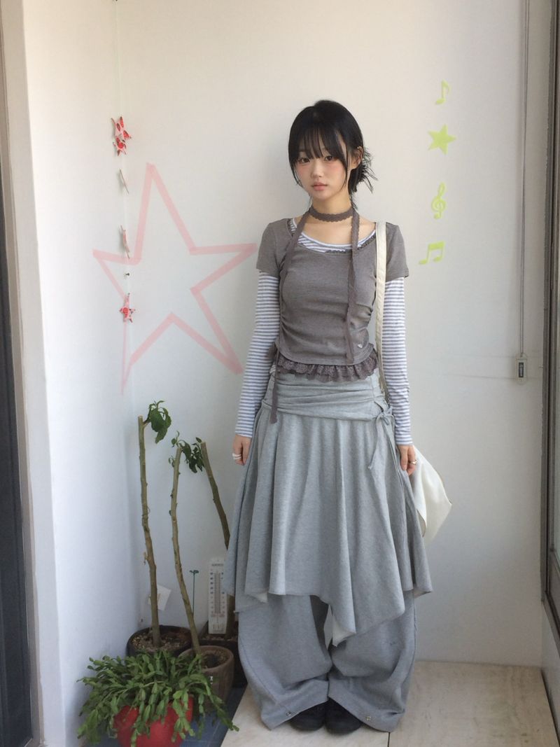 flared ribbon skirt