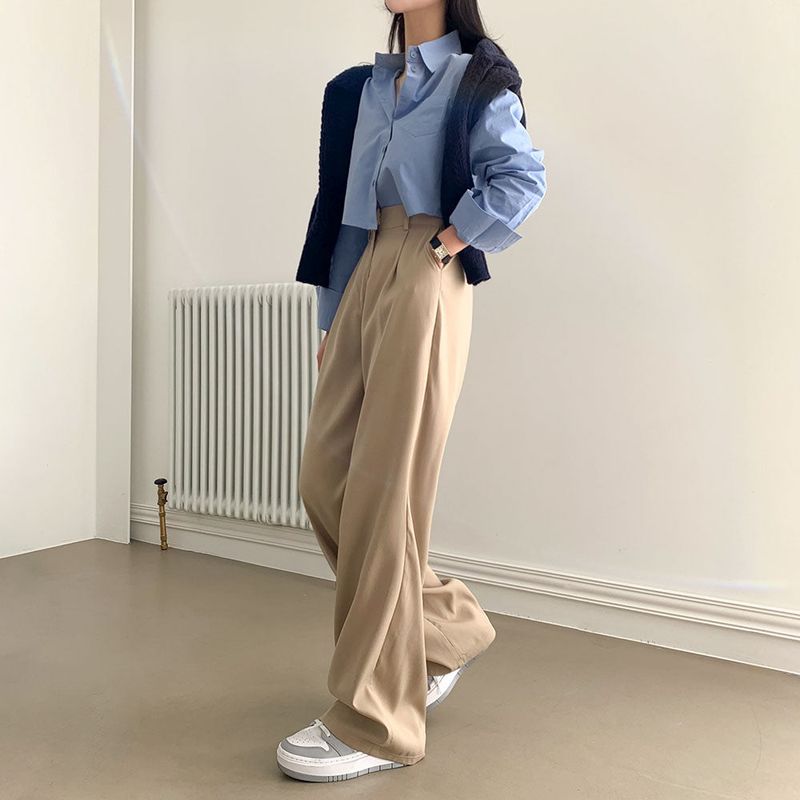 [Bellide made/short, long] standard date wide slacks