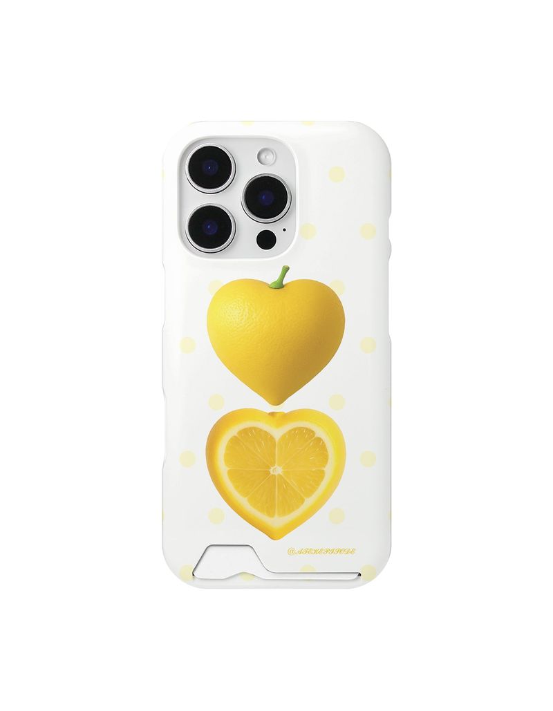 ATEK(アテック)の「Heart Lemon Card Hard Case(Smartphone Accessories)」