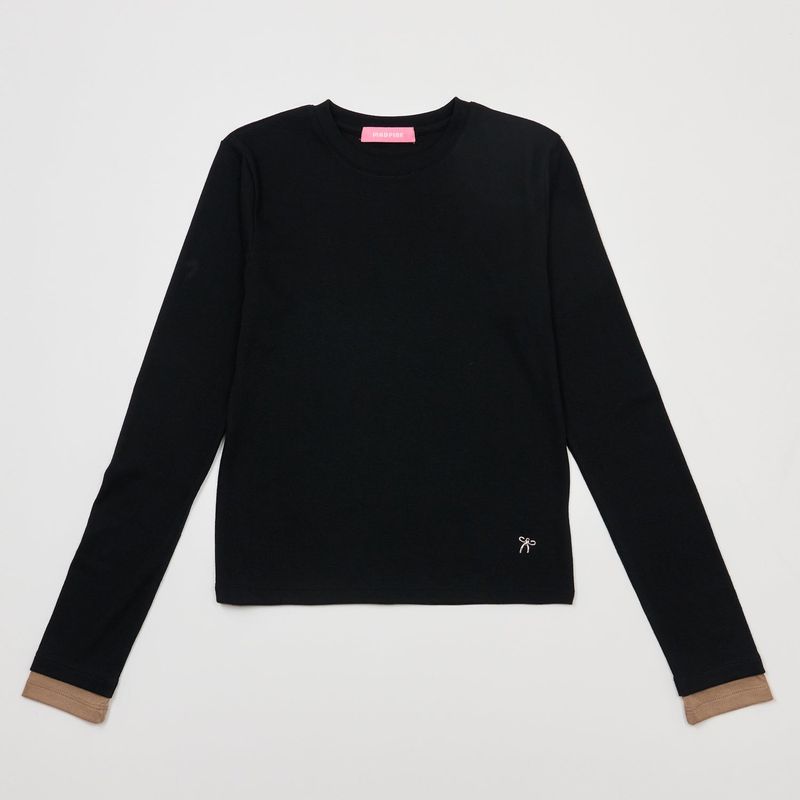 RIBBON POINT T BLACK