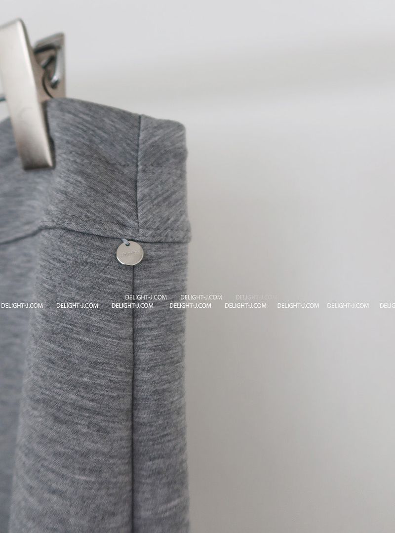 Back Open Banded Long Skirt