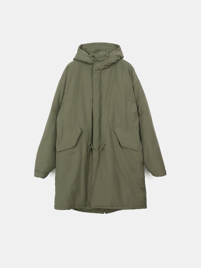 Prin Long Field Padding Hooded Jumper