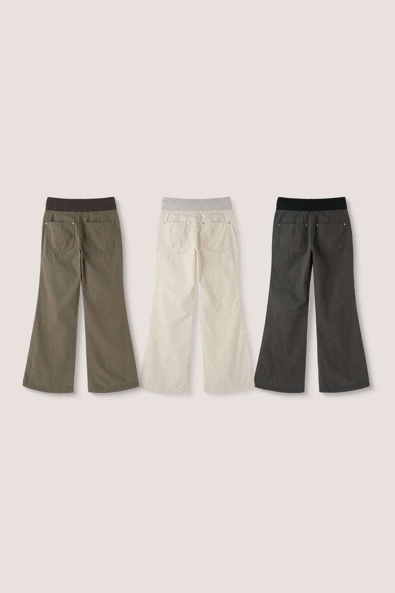 Maxi-Mix Bootcut string Elastic-Waist Pants (3c)