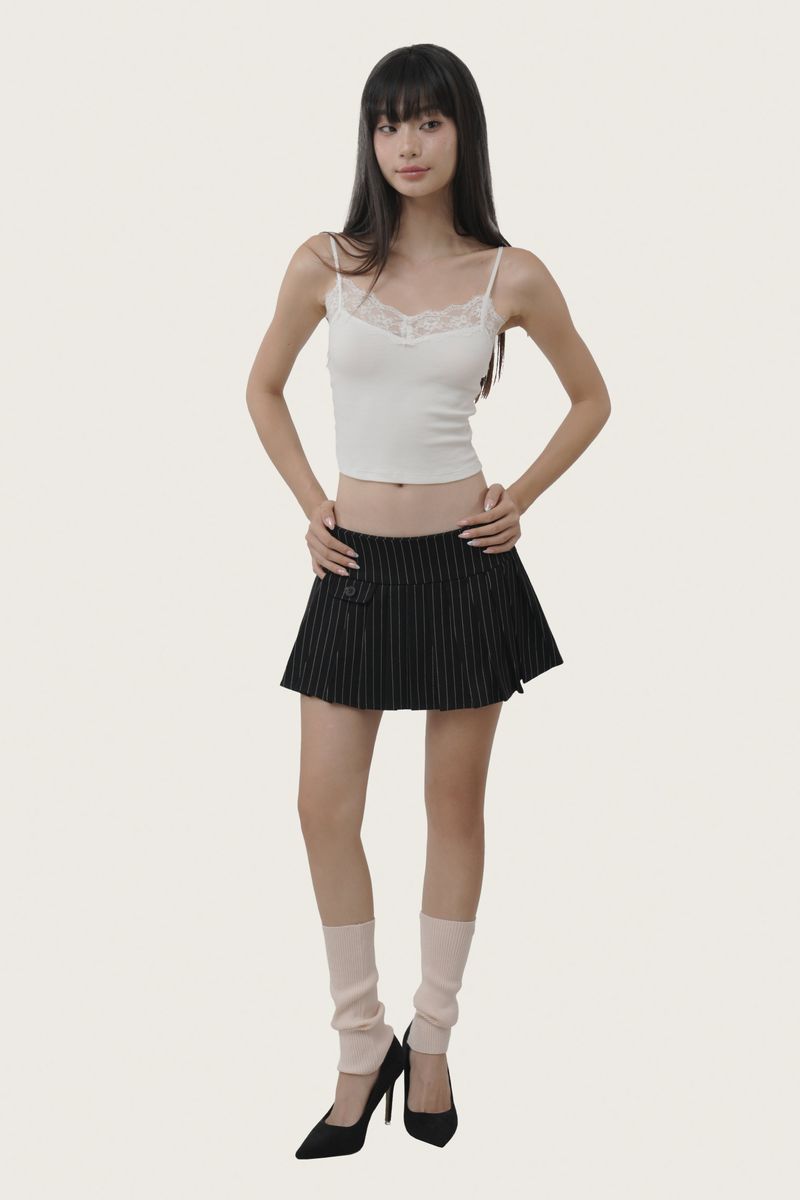 Cream donuts sleeveless, White
