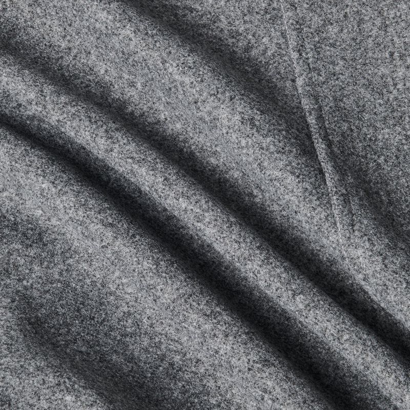 Super balloon wool varsity jacket Melange Gray