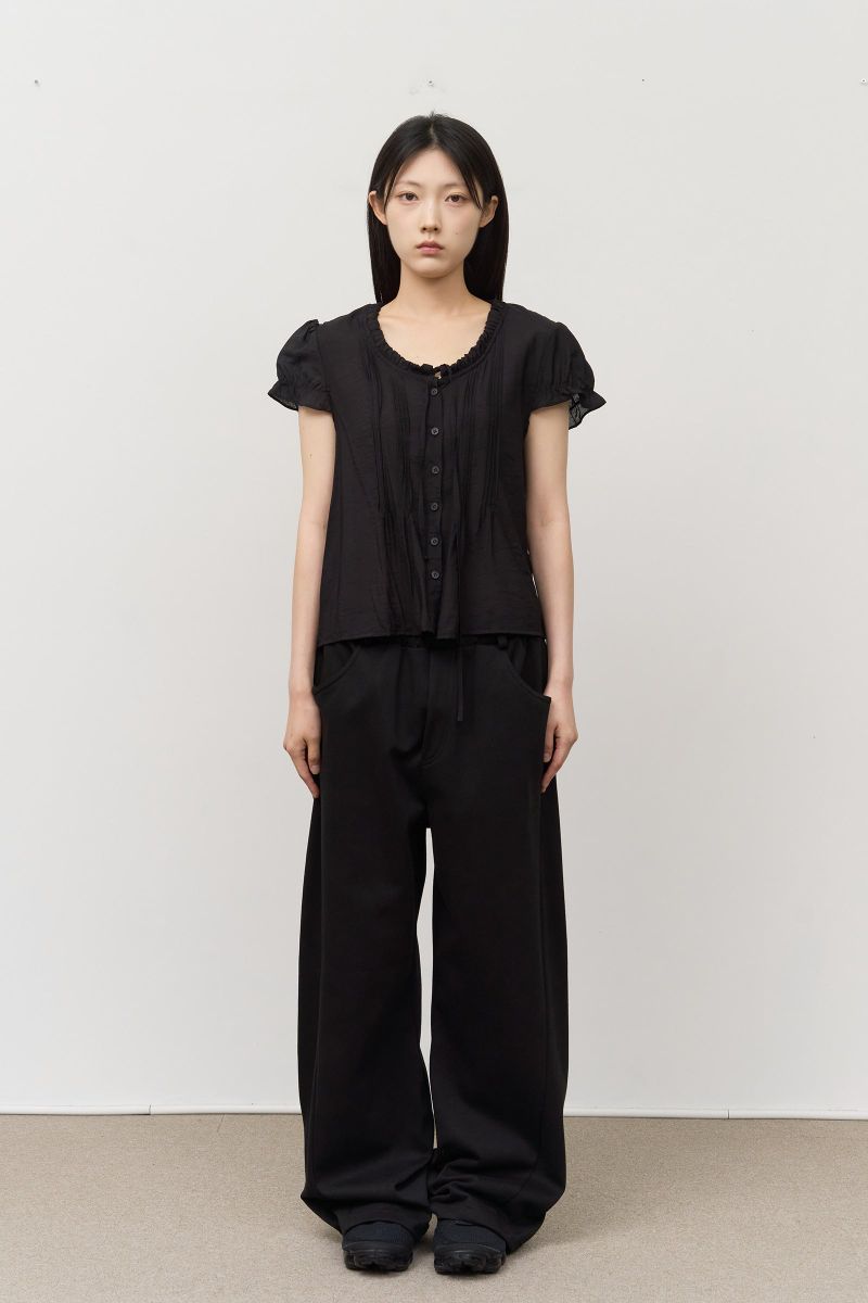 L Back Curved Pants
