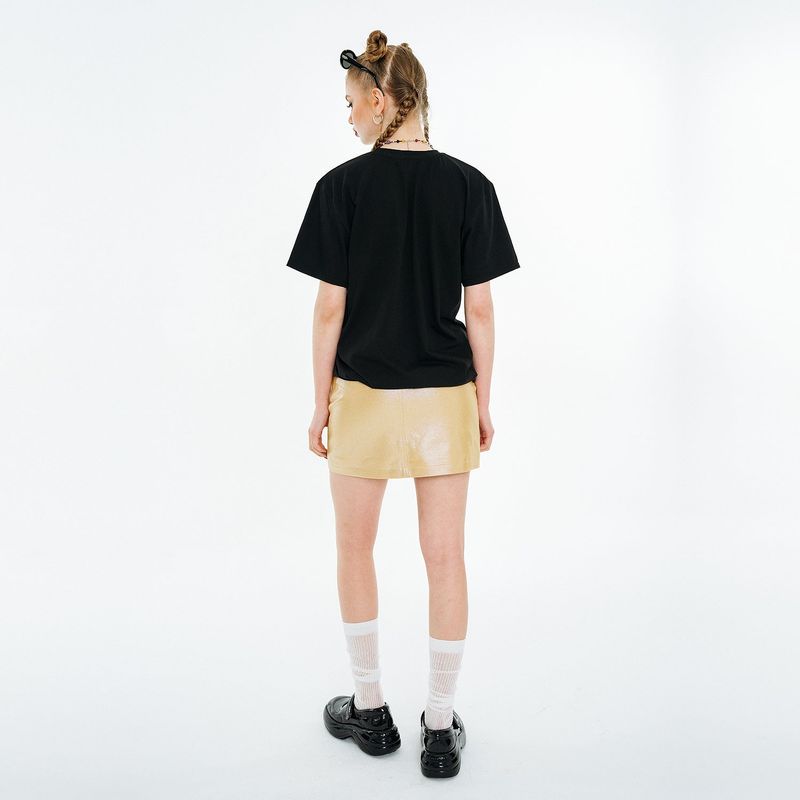 Glitter Coating Skirt [Yellow]