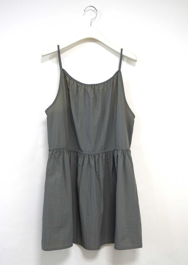 ribbon strap layered dress