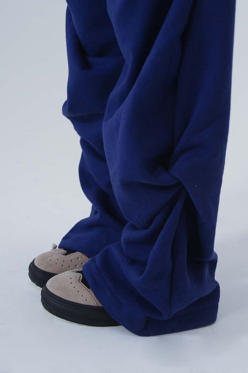2WAYストリングパンツ_BLUE ( FLEECE.ver)