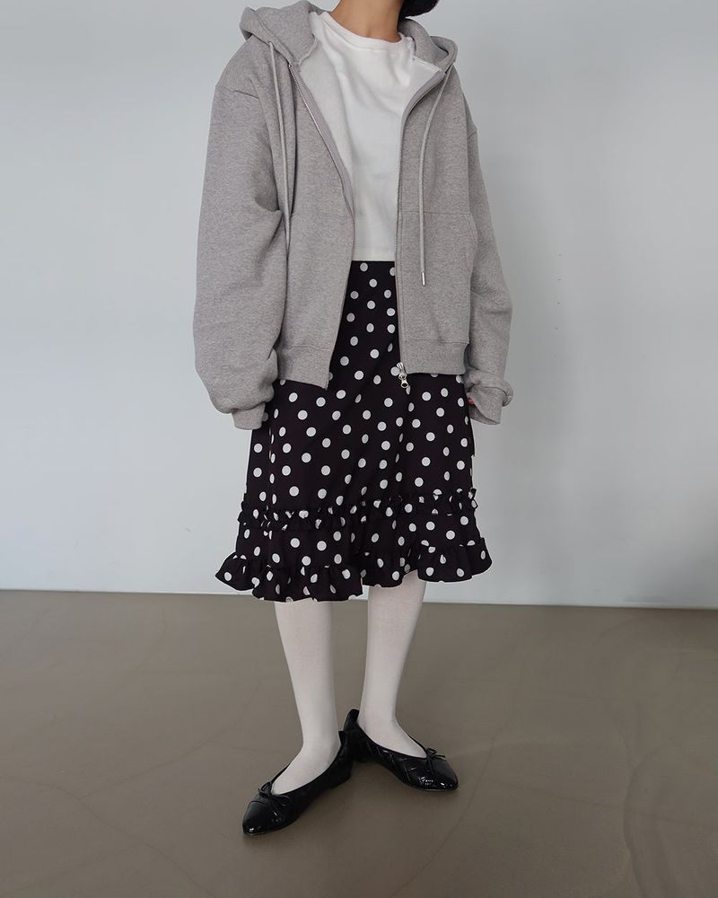 Napping Two-Way Daily Hooded Zip-Up