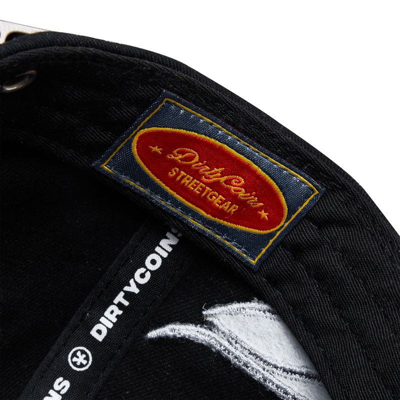 Cap DirtyCoins Racing Crew Embroidery Black
