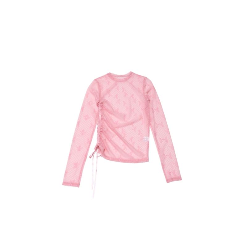 sheer ribbon tops
