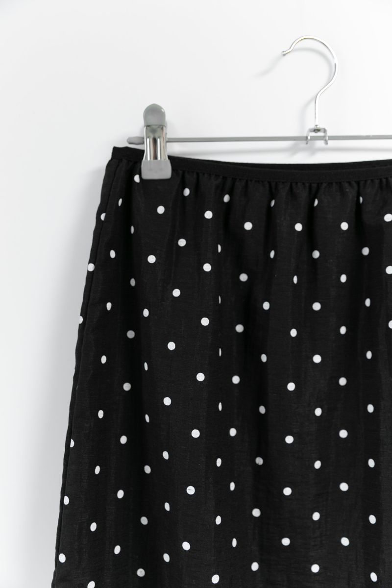 linen dot midi skirt(2colors)