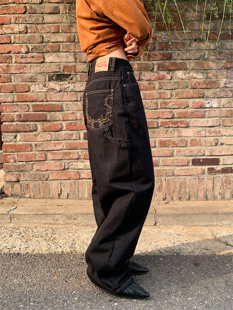 TWIST CARPENTER RAW JEANS