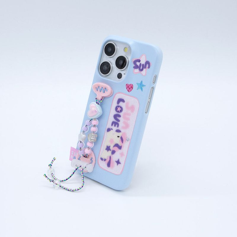 SUN CASE UNICON BEADS BLUE