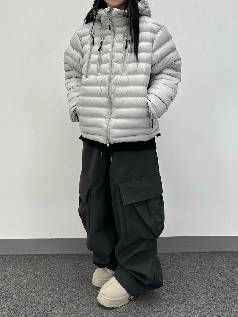 utility nylon fleece pants
