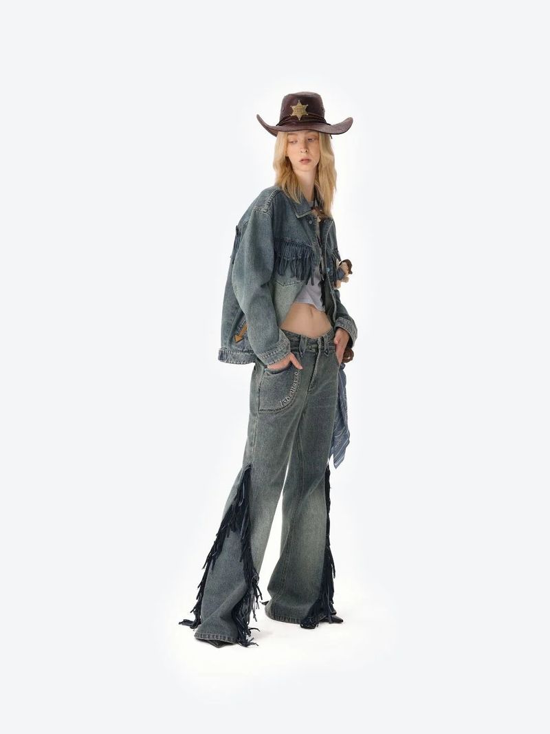 13DE MARZO（トレセ・デ・マルゾ）の「13DE MARZO Western Cowboy Denim Jacket（Jackets/Outerwear）」