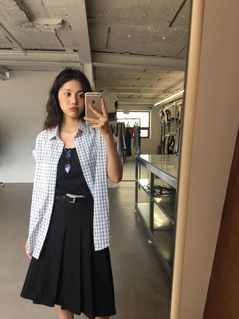 DUGGY（ダギー）の「Affair pleated skirt + belt (2color)（Skirts）」